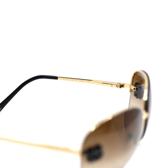 Chanel Dark Honey Brown Aviator Sunglasses - Picture 13 of 16